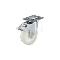Blickle Nylon Caster, 5", Caster Type: Swivel w/Brake, Capacity: 330 Lbs. (149.685 Kg.), Mn899, 2 Pack (LE-PO 125G-FI)-Wheel Diameter: 5"