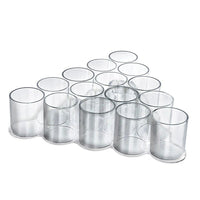 Azar Displays 15-Cup Acrylic Triangular Display (225595)-Made from acrylic