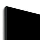 Quartet InvisaMount Magnetic Glass Dry-Erase Board - 50" x 28" - Black-Easily erase writing from the non-absorbent Quartet glass surface