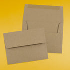 JAM Paper A2 Invitation Envelopes, 4.38 x 5.75, Brown Kraft Paper Bag Recycled , 100 Pack (LEKR600g)-Opening: Booklet
