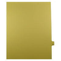 Mark Maker Legal Exhibit Index Tab Buff Single Tabs, 1/25th Cut, Letter Size, No Holes, Number 19, 25 Pack-Buff Single Tabs, 1/25th Cut