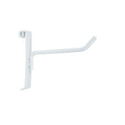 Can-Bramar Gridwall Standard Duty Wire Hook, 4" x 1/4" - White - 20 Pack-4" Gridwall standard wire hooks to securely hang heavy loads.
