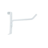Can-Bramar Gridwall Standard Duty Wire Hook, 4" x 1/4" - White - 20 Pack-4" Gridwall standard wire hooks to securely hang heavy loads.