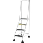 Vestil Light-Duty Stop-Step Ladder, 38-3/16", 4-Step (LAD-4-W)-No. of Steps: 4