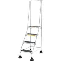 Vestil Light-Duty Stop-Step Ladder, 38-3/16", 4-Step (LAD-4-W)-No. of Steps: 4