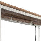Sauder - 426479 Bergen Circle Cord Management Trough - White-Attaches to Table Desks 426297, 426459, 426298, and 426288.