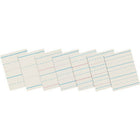 Pacon Zaner-Bloser 5/8" Ruled Broken Midline Newsprint Ream 10 1/2" x 8", 1500 Pack (PACZP2611)-White