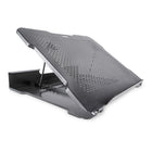 Allsop 7-Position Adjustable Monitor Stand - Black-Platform Dimensions: 13" W x 11" D