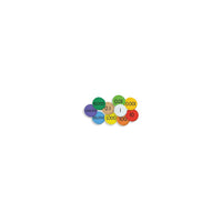Essential Learning Products 10-Value Decimals to Whole Numbers Place Value Discs, 1", 250/Pack (ELP626638)-These easy-to-manipulate discs provide hands-on practice for developing number sense
