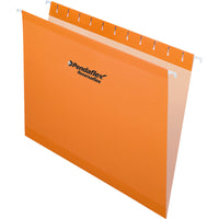 Pendaflex Premium Coloured Hanging File Folders - Legal - Orange - 25 Pack-10 times stronger than standard folders to last longer and hold more without tearing