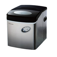 Frigidaire Freestanding 48lbs Compact Ice Maker - Stainless Steel (EFIC115)-Control panel features easy to use button functions with LED indicators