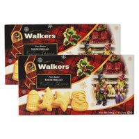 Walkers Scottish Festive Shapes Shortbread Assortment - 350g - 2 Pack-Traditional pure butter shortbread cookies