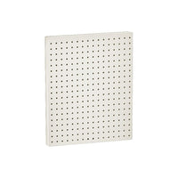 Azar Displays 20" x 16" Pegboard 1-Sided Wall Panel, Solid White, 2 Pack-For use with flat surface