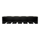 nexxt FN00398-0INT Claret Wine Bottle and Glass Holder Wall Shelf, 21" x 4.25", Black-MDF construction in Black finish