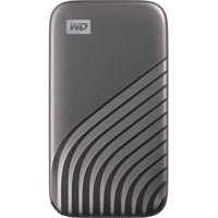 Western Digital My Passport 1TB USB 3.2 External Solid State Drive - Grey-1TB storage capacity: Provides ample space for storing documents, photos, music and more