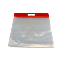 Zipafile Storage Bags, Red, 14" x 13", 25 Pack-1 gallon