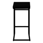 Monarch Specialties 2170 Accent Table - 24"H/Black/Black Metal-Product dimensions: 18 Inch W x 11.75 Inch D x 24 Inch H