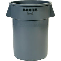 Rubbermaid Brute Container - 121 L-Round container with moulded handles for easy, non-slip handling and lifting
