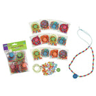 Chenille Kraft 100 Days Bead Kit, 12/Set (CK-4678)-Individually packaged bead kits feature colour coordinate stringing cord, small beads and 100 days medallion bead