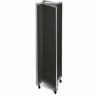Azar Displays Plastic Pegboard Floor Display Pinwheel, 13.5" x 60", Black (700461-BLK)-Made from plastic pegboard