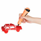 Creality 3D Printing Pen - Orange-Simply turn on the power, press the feed button to allow filament to move through the extruder