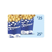 Kernels $25 Gift Card-Air Miles cannot be collected on Gift Card purchases.
