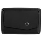 JAM Paper Italian Leather Business Card Holder Case with Angular Flap - Black-English only packaging