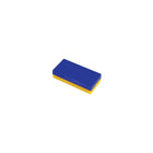 Dowling Magnets Plastic Encased Block Magnet, 2", 2 Packs of 12 (DO-MC15)-Package Quantity: 24/Pack