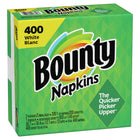 Bounty Quilted Napkins, Twin-Pack, 400 Napkins-1-Ply white napkins