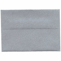 JAM Paper 4bar A1 Envelopes, 3.63 x 5 1/8, Stardream Metallic Silver, 50 Pack (V018243I)-Silver stardream metallic envelope