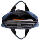Vangoddy Messager Bag Shoulder Carrying Case For 15.6" Laptop - Navy Blue-Generous front zipper pocket for stationery, charger, cable, wallet, cell phone, and other necessities on the go