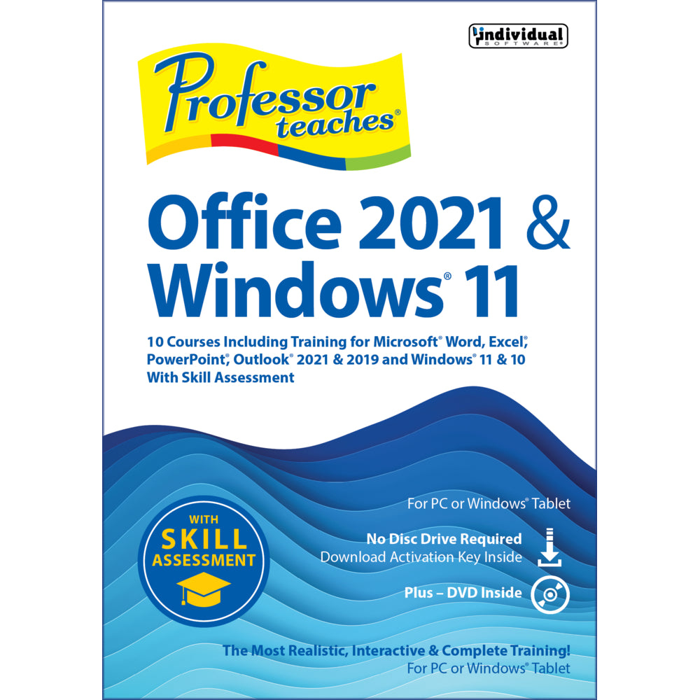 Individual Software Professor Teaches Office 2021 & Windows 11