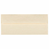 JAM Paper #10 Parchment Business Envelopes - 4.125" x 9.5" - Natural Recycled - 50 Pack-Colour: Natural