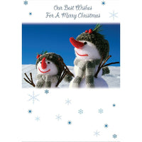 Out Wishes, Snowman, 18 Pack-Printed on premium coated card stock