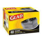 Glad Giant Garbage Bags - 184L - 40 Pack-GIANT BLACK GARBAGE BAGS: Box of 40 bags of Glad Giant 184L black garbage bags