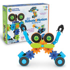 Learning Resources Gears! Gears! Gears! Robots in Motion - Assorted-Build your own robot creations with this 110-piece STEM building set!