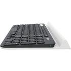 Logitech K780 Multi-Device Wireless Keyboard-PerfectStroke key system provides quiet and precision typing, solidly designed with thin, laptop-like, carefully crafted concave keys and shortcuts