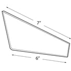 Azar Displays – Séparateur transparent, 12/paquet (52DIV)-Diviseur
