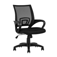 TygerClaw Comfortable Mid Back Mesh Office Chair Support-Plush comfort meets style with a foam-padded pink fabric seat that looks as good as it feels