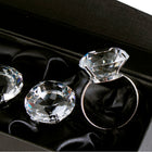 Heim Concept Diamond Napkin Ring - 1.5" Dia - 4 Pack-Talk about creating a touch of class!