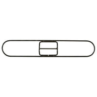 Atlas Graham Dust Mop Frame Clip On 24" x 3 1/4", 6 Pack-Length - 24"