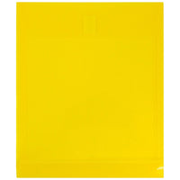 JAM Paper Plastic Envelopes with VELCRO Brand Closure, 1" Expansion, Letter, 9 3/4" x 11 3/4", Yellow, 12 Pack (118V1YE)-Yellow Letter Size Open End Expanding Plastic Envelopes with Velcro Closure