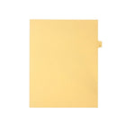Mark Maker Legal Exhibit Index Tab Buff Single Tabs, 1/26h Cut, Letter Size, No Holes, Letter G, 25 Pack-Buff Single Tabs, 1/26th Cut