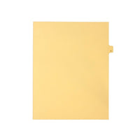 Mark Maker Legal Exhibit Index Tab Buff Single Tabs, 1/26h Cut, Letter Size, No Holes, Letter G, 25 Pack-Buff Single Tabs, 1/26th Cut