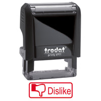 Trodat Printy 4911 Self-Inking Stamp, Dislike, Red Ink-Self-inking stamp with the phrase "Dislike" in red ink