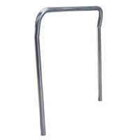 Kleton 24" Chrome Handle For Platform Truck-1 1/4" tubular chrome handle with end panel