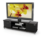 Sonax Holland Collection 71" Extra Wide TV / Component Bench, Ravenwood Black-Generous storage options for components of all sizes