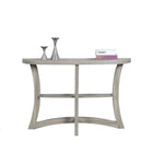 Monarch Specialties 2416 Accent Table - 47"L/Dark Taupe Hall Console-Stylish half moon shape