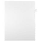 Mark Maker Legal Exhibit Index Tab White Single Tabs, 1/25th Cut, Letter Size, No Holes, Number 31, 25 Pack-White Single Tabs, 1/25th Cut