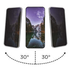 TUFF8 Privacy Tempered Glass with Installing Tray For iPhone 15 Pro-Created with a special glass that enables a seamless touch experience